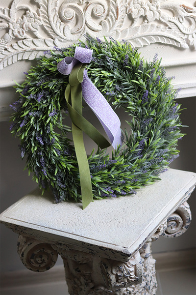 wysokiej jakości lawendowy wianek, Wiosenny Klimat