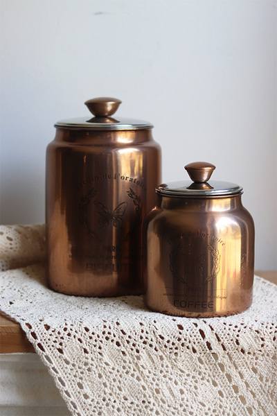 Brassy, pojemnik puszka na kawę z grawerem