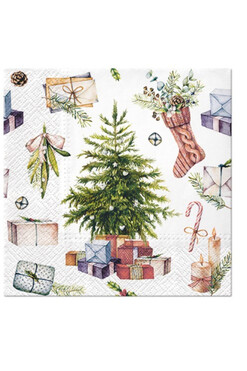Christmas At Home, świąteczne serwetki papierowe, 20szt