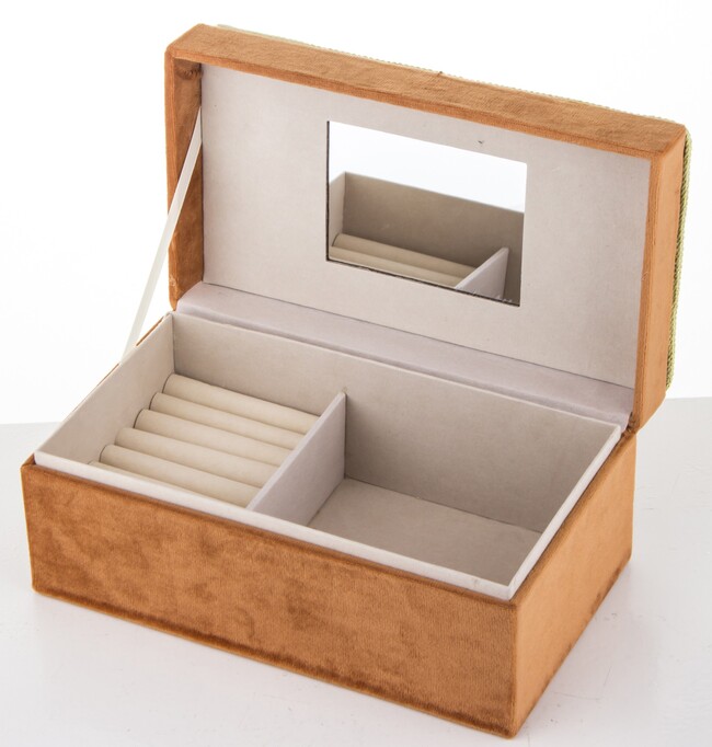 szkatułka / kuferek Florencja Cynamon, wym.10x22x13cm