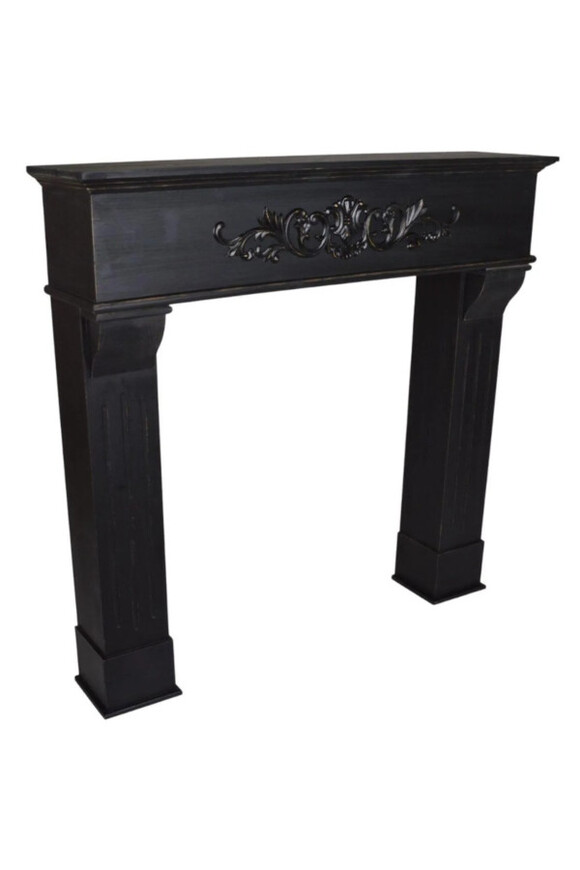 Fire B Black, obudowa kominka / atrapa kominka / portal kominka, wym.100x23x97cm