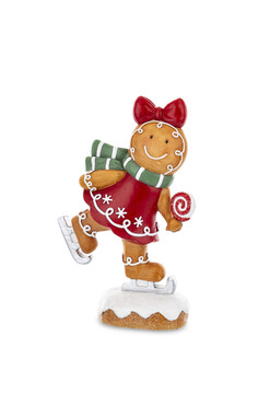 OD RĘKI Ciastek, świąteczna figurka piernikowy ludek B, wys.21cm