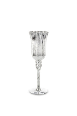 Chalice Silver B, elegancki świecznik kielich, wys.35cm