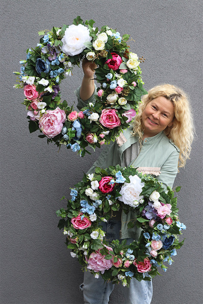 Caryca Katarzyna Subtella, dekoracyjny wianek do powieszenia