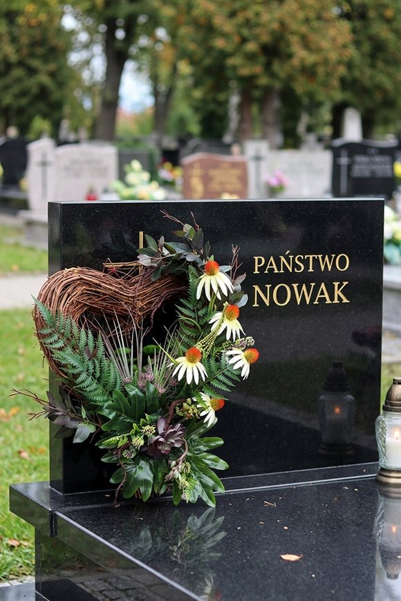 Serce Puszczy, wieniec nagrobny