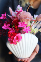 LaGuel Shell, dekoracja kwiatowa w muszli