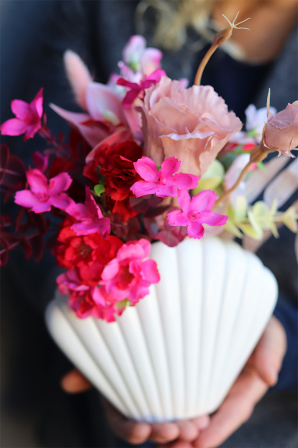 LaGuel Shell, dekoracja kwiatowa w muszli