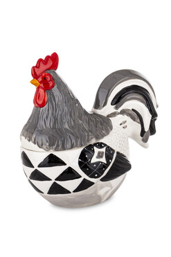 Easter Folk Grey, figurka wielkanocna kogut, wys.26cm