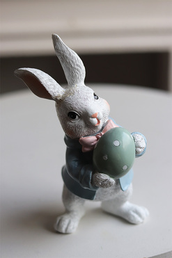 OD RĘKI Bunny Hello, figurka zajączek wielkanocny, wys.16cm 