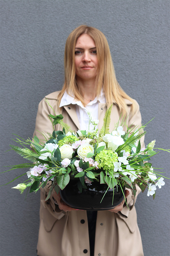 Zielona Nadzieja, komplet dekoracji nagrobnych