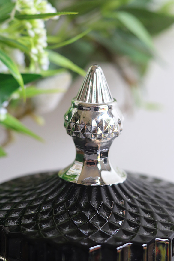 Palermo Black dekoracyjny pojemnik amfora