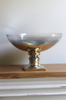 patera szklana Burano Gold