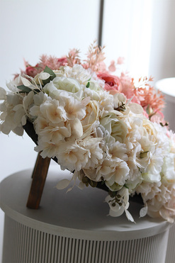 Alice Pastel Volcan, dekoracja nagrobna w kształcie serca, wym.23x37x40cm