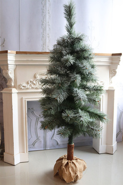 Silver Night, dekoracyjna choinka sztuczna w jucie, wys.147cm