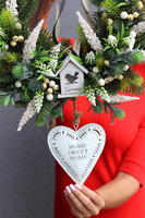 Domowe Ognisko, asymetryczny wianek z wrzosami