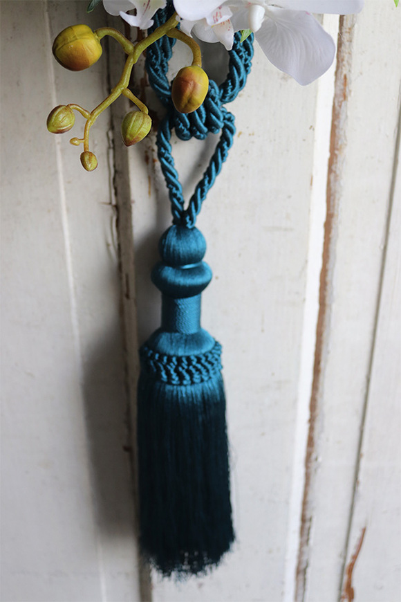 asymetryczny wianek z chwostem, Orchidelia Bielia, śr.42cm 