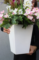 Hiacniti, wiosenna kompozycja z hiacyntami, wys.80cm