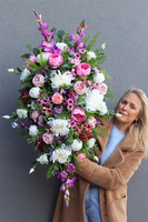 Amaranita Leopoldana, duża wiązanka nagrobna