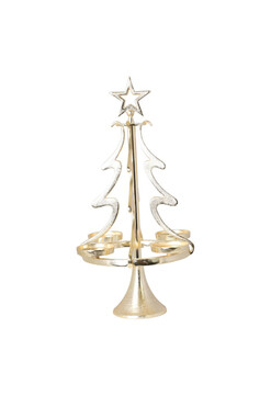 Xmas Glamour, świąteczny świecznik adwentowy, złoty, wys.75cm