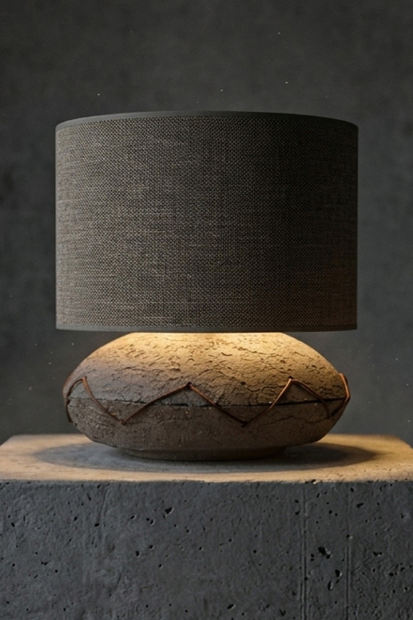 nowoczesna lampa stołowa ceramiczna