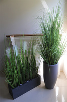 Jessica Concrete, sztuczne trawy w betonowej donicy