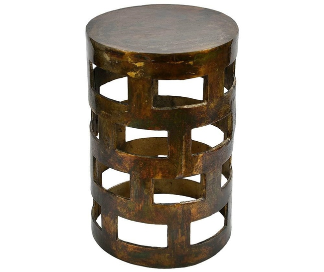 Barok Old 2, stołek metalowy