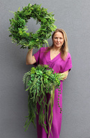 Laos Greeno 3, bogata kompozycja Sukulenty w lustrzanej donicy