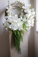 Orchidiana, asymetryczny wianek dekoracyjny