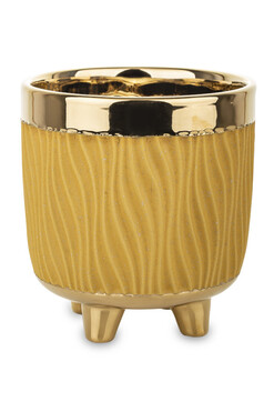 Albufeira, ceramiczna osłonka na kwiaty, wym.14.5x13.5cm