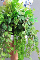 Lida Green, kompozycja zielona w wiszącej donicy