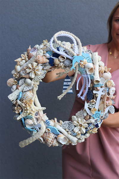 marynistyczny wianek na drzwi, Węzeł Marynarski