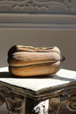 OD RĘKI dekoracyjna osłonka / donica dynia, Pumpkin B, wym.12x22x15cm