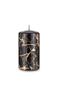 Abigail Black, świeca z marmurkiem, wym15x8cm