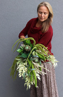 Rewia green, zielony bukiet dekoracyjny