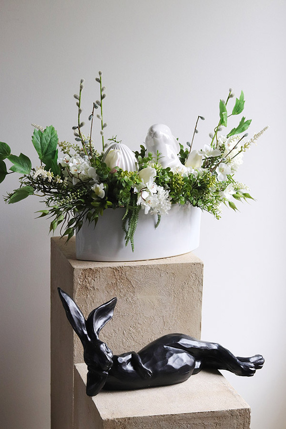 Manfredo Blanco, stroik wielkanocny z zającem