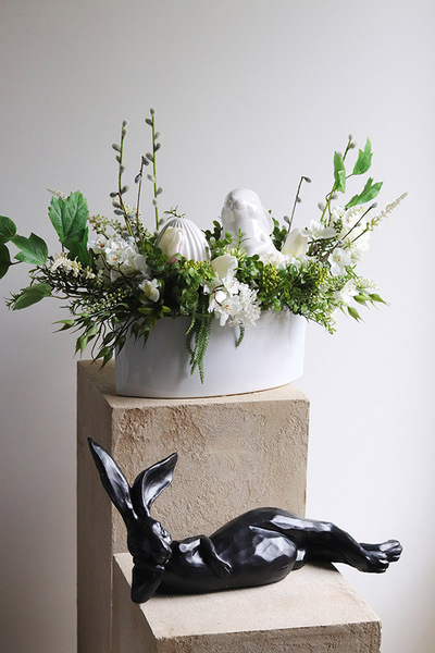 Manfredo Blanco, stroik wielkanocny z zającem