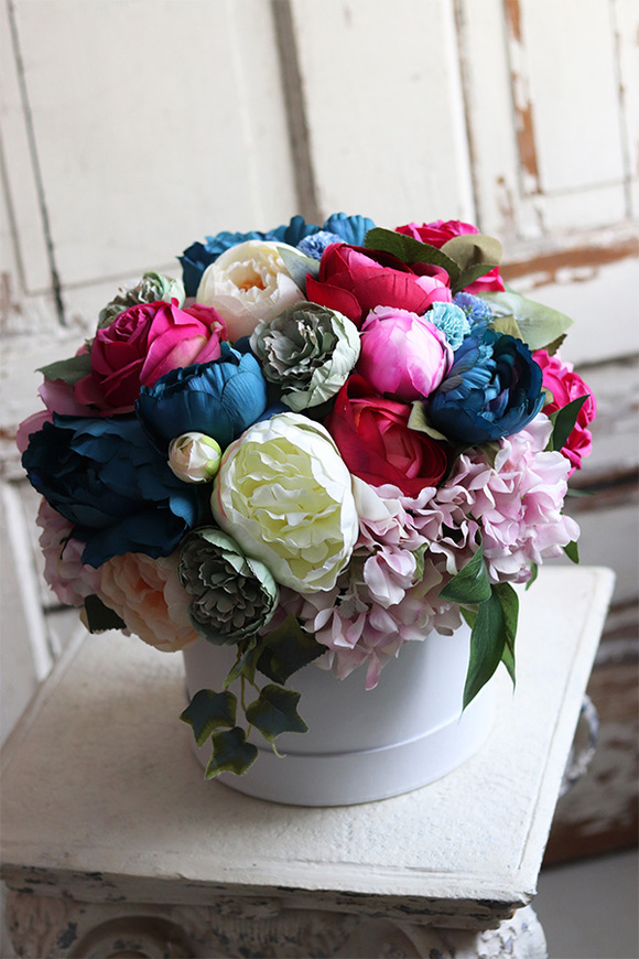 flowerbox Caryca Blue, wys.30cm