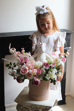 Birthday Party Jednorożec, flowerbox prezentowy, wym.55x65x35cm 