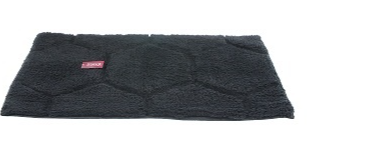 dywanik łazienkowy Gesso L, czarny, wym.70x120cm