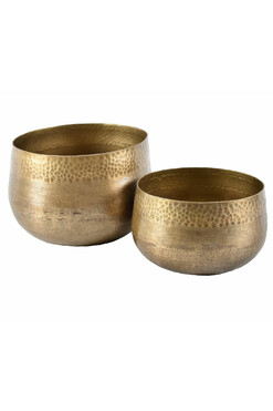 Gold Line Ornament, komplet 2-óch osłonek, wym.24.5x24.5x16cm 