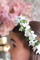 Nana, komunijny wianek na głowę	