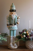 Candycracker LED Mint, figurka dziadek do orzechów