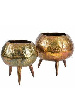 Barok Old 2A, osłonka metalowa na nóżkach 1 szt., wym.21x21x19cm