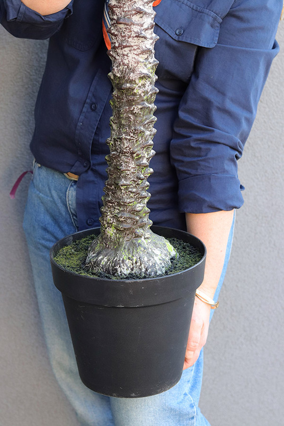 Palma Kanaryjska, sztuczna roślina w doniczce