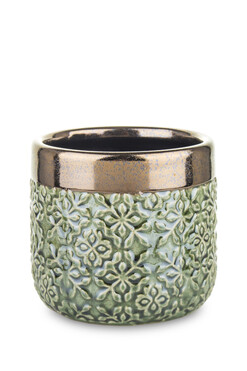 Lagos Basic, ceramiczna osłonka na kwiaty, wym.10x11.5cm