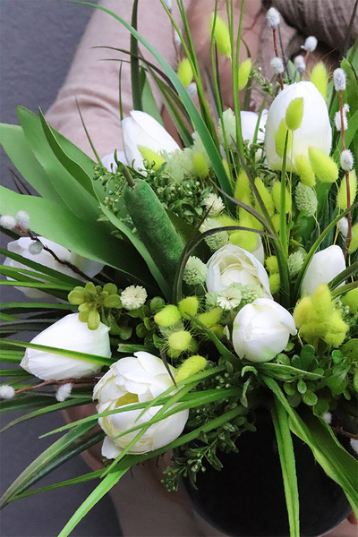 Spring Set, kompozycja wiosenna z tulipanami