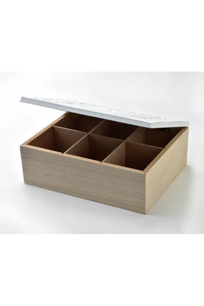 Libanon, pudełko na herbatę z przegródkami