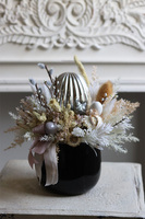 stroik z jajem Bretanna, ozdoba ze srebrnym jajem