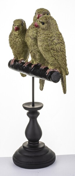 Nimfa Trio, figurka papuga, wym.32x16x9cm