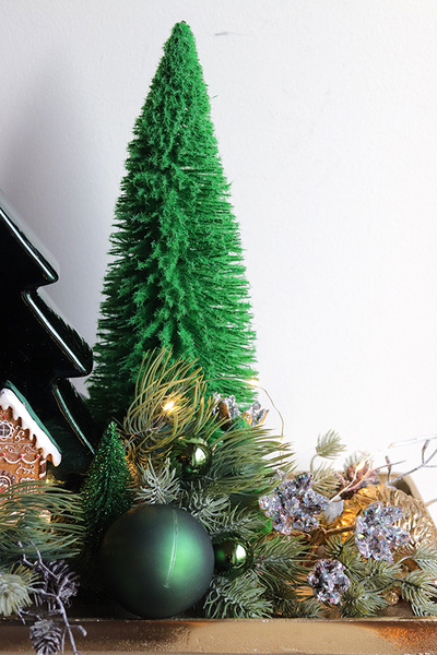 Zielony Biegun, świąteczny stroik na stół